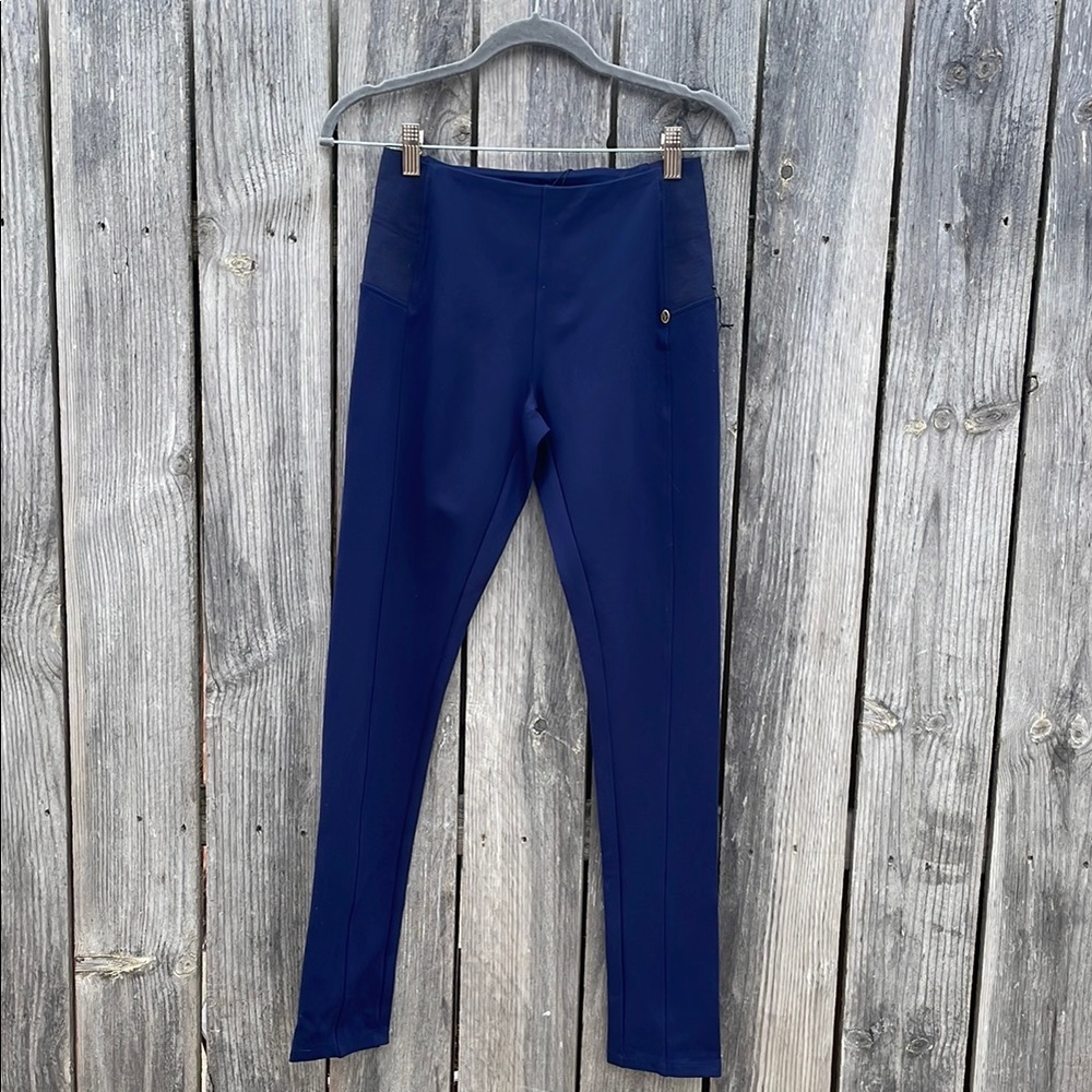 Vertigo Paris Blue Leggings Stretchy Comfort